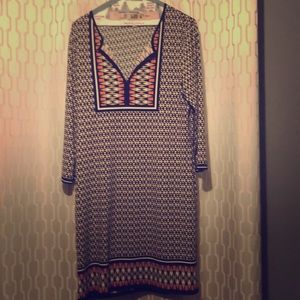 Max Studio Geometric Shapes Dress